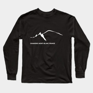 Chamonix Mont blanc massif Long Sleeve T-Shirt